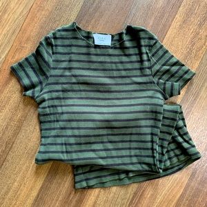 Zara striped tshirt dress size large